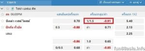 การเดิมพันสูง/ต่ำ 1-1.5 คืออะไร?